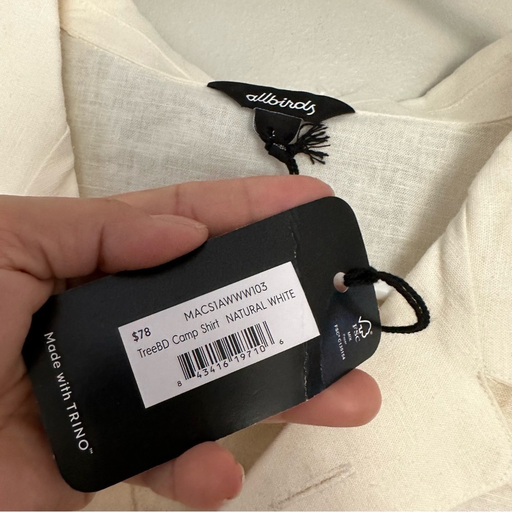 Nwt Allbirds Camp Shirt — image 2 of 7